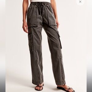 Women's Gray Cargo Pants